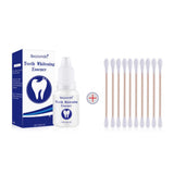Maxbell Teeth Whitening Essence Serum Stains Remover Oral Care 10ml+10Pc Cotton Swab