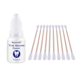 Maxbell Teeth Whitening Essence Serum Stains Remover Oral Care 10ml+10Pc Cotton Swab