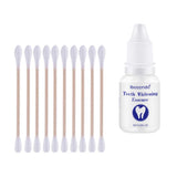 Maxbell Teeth Whitening Essence Serum Stains Remover Oral Care 10ml+10Pc Cotton Swab