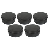 5pcs Empty Aluminum Tin Jars Cosmetic Screw Lid Containers Lip Balm Cans 150ml