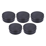 5pcs Empty Aluminum Tin Jars Cosmetic Screw Lid Containers Lip Balm Cans 250ml