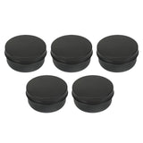 Max 5pcs Empty Aluminum Tin Jars Cosmetic Screw Lid Containers Lip Balm Cans 50ml