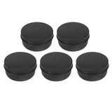 Max 5pcs Empty Aluminum Tin Jars Cosmetic Screw Lid Containers Lip Balm Cans 50ml