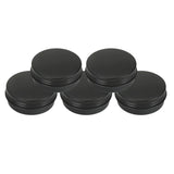 Max 5pcs Empty Aluminum Tin Jars Cosmetic Screw Lid Containers Lip Balm Cans 10ml