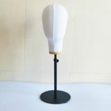 21'' Wig Mannequin Head Hat Holder Display Manikin w/ Adjustable Stand White