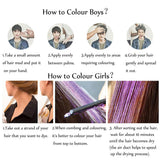 Maxbell Color Changing Hair Dye Cream Temporary Coloring Highlight Mascara Wax Black White