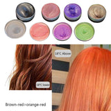Maxbell Color Changing Hair Dye Cream Temporary Coloring Highlight Mascara Wax Black White