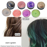 Maxbell Color Changing Hair Dye Cream Temporary Coloring Highlight Mascara Wax Black White