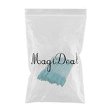 Max 50x Nylon Eyelash Mascara Wands Applicators Eyebrow Shaping Grooming Brushes Cyan