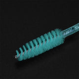 Max 50x Nylon Eyelash Mascara Wands Applicators Eyebrow Shaping Grooming Brushes Cyan