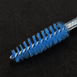 Max 50x Nylon Eyelash Mascara Wands Applicators Eyebrow Shaping Grooming Brushes Blue