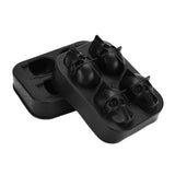 Max 3D Silicone Ice Cube Maker Tray Skull Shape Chocolate Icecream DIY Mould Box