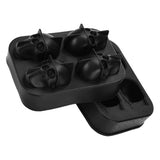 Max 3D Silicone Ice Cube Maker Tray Skull Shape Chocolate Icecream DIY Mould Box
