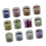 Maxbell Holographic Chunky Festival Glitters Sequins for Face Body Hair Nails  Royalblue