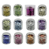 Maxbell Holographic Chunky Festival Glitters Sequins for Face Body Hair Nails  Royalblue