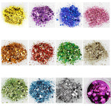 Maxbell Holographic Chunky Festival Glitters Sequins for Face Body Hair Nails  Royalblue