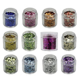 Maxbell Holographic Chunky Festival Glitters Sequins for Face Body Hair Nails  Royalblue