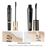 Max 4D Waterproof No Clumping Eyelash Mascara Volumizing Lengthening Mascara 8ml Crown