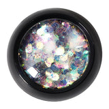 Max Maxb Nail Art Glitters Shimmer Sequins Flakes Paillette for Face Eyes Cheek Purple