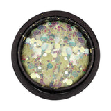 Max Maxb Holographic Nail Art Glitters Shimmer Sparkling Sequins Flakes Paillette Light Green