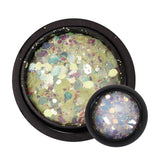 Max Maxb Holographic Nail Art Glitters Shimmer Sparkling Sequins Flakes Paillette Light Green