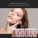Max Maxb 12pcs Natural Skin Care Moisturizing Brightening Serum Liquid Foundation 03