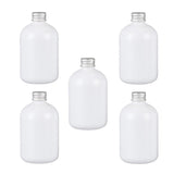 Max Maxb 350ml Empty Plastic Shampoo Bottles Liquid Soap Lotion Containers 5pcs Silver