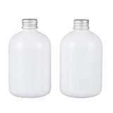 Max Maxb 350ml Empty Plastic Shampoo Bottles Liquid Soap Lotion Containers 5pcs Silver