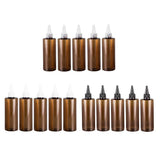 Max Maxb 5Pcs 250ml PET Empty Hair Dye Applicator Lotion Cream Pigment Bottles White