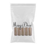 Max Maxb 5Pcs 250ml PET Empty Hair Dye Applicator Lotion Cream Pigment Bottles White
