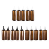 Max Maxb 5Pcs 250ml PET Empty Hair Dye Applicator Lotion Cream Pigment Bottles White