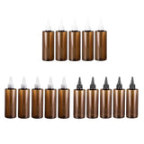 Max Maxb 5Pcs 250ml PET Empty Hair Dye Applicator Lotion Cream Pigment Bottles White