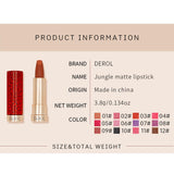 Max Maxb Waterproof Matte Velvet Lipstick Women Long Wearing Lipstick Color 3.8g 01