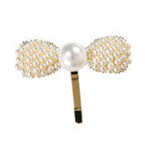 Maxbell Wedding Bridal Faux Pearl Rhinestone Hair Pins Decoration Hair Jewelry Bowknot