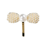 Maxbell Wedding Bridal Faux Pearl Rhinestone Hair Pins Decoration Hair Jewelry Round