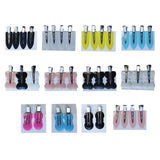 Maxbell 4Pcs No Bend Seamless Curl Pin Hair Clips Clamps for Makeup Hairstyling Pink Leaf