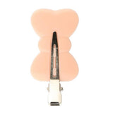 Maxbell 4Pcs No Bend Seamless Curl Pin Hair Clips Clamps for Makeup Hairstyling Butterfly Pink
