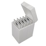 Maxbell 5 Layers Acrylic False Lash Storage Case Organizer Display Holder Box White