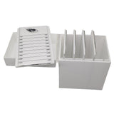 Maxbell 5 Layers Acrylic False Lash Storage Case Organizer Display Holder Box White
