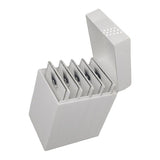 Maxbell 5 Layers Acrylic False Lash Storage Case Organizer Display Holder Box White