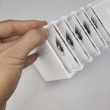 Maxbell 5 Layers Acrylic False Lash Storage Case Organizer Display Holder Box White
