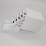 Maxbell 5 Layers Acrylic False Lash Storage Case Organizer Display Holder Box White
