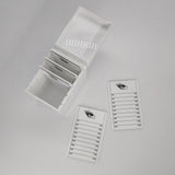 Maxbell 5 Layers Acrylic False Lash Storage Case Organizer Display Holder Box White