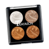 Maxbell Makeup Silky Bronzer Palette Long Lasting Face Contour Highlight Powder 3