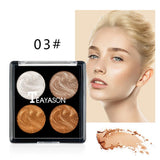 Maxbell Makeup Silky Bronzer Palette Long Lasting Face Contour Highlight Powder 3