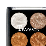 Maxbell Makeup Silky Bronzer Palette Long Lasting Face Contour Highlight Powder 3