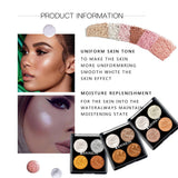 Maxbell Makeup Silky Bronzer Palette Long Lasting Face Contour Highlight Powder 3