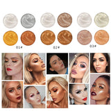 Maxbell Makeup Silky Bronzer Palette Long Lasting Face Contour Highlight Powder 3