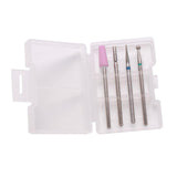 Maxbell 3/32'' Nail Art Drill Bit Acrylic Gels Removal Electric Manicure Bits Set 4x FD-2