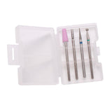 Maxbell 3/32'' Nail Art Drill Bit Acrylic Gels Removal Electric Manicure Bits Set 4x FD-2